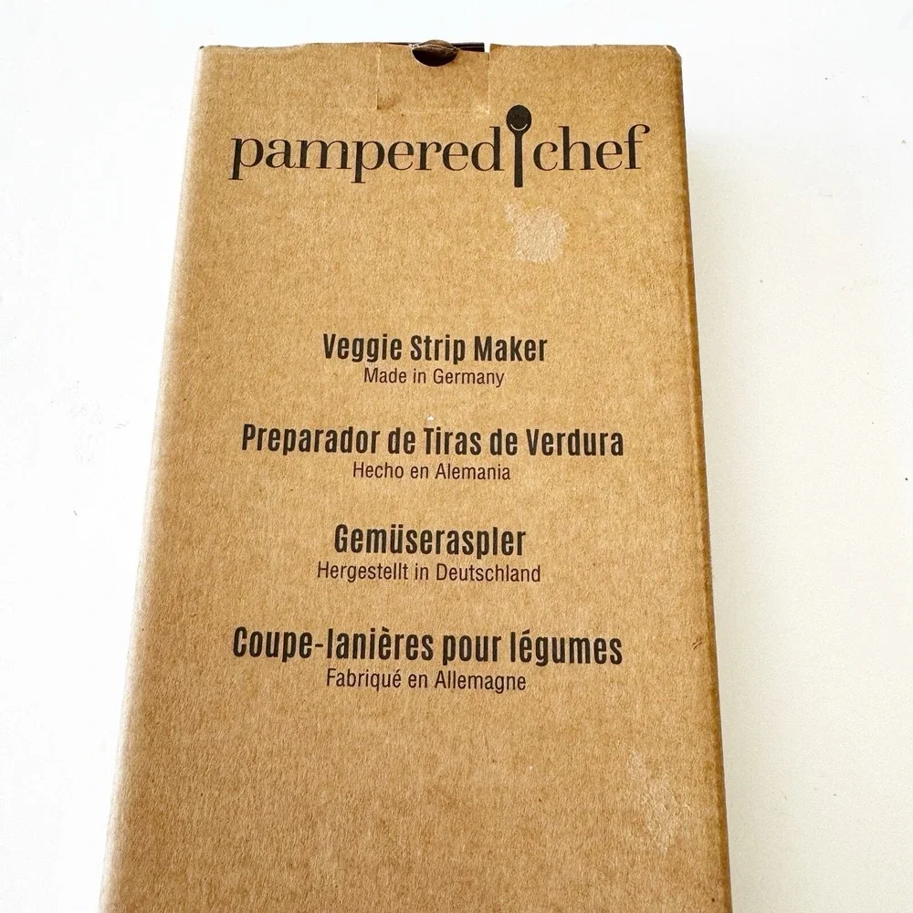 Pampered Chef Veggie Strip Maker #1145 New In Original Box And Packaging